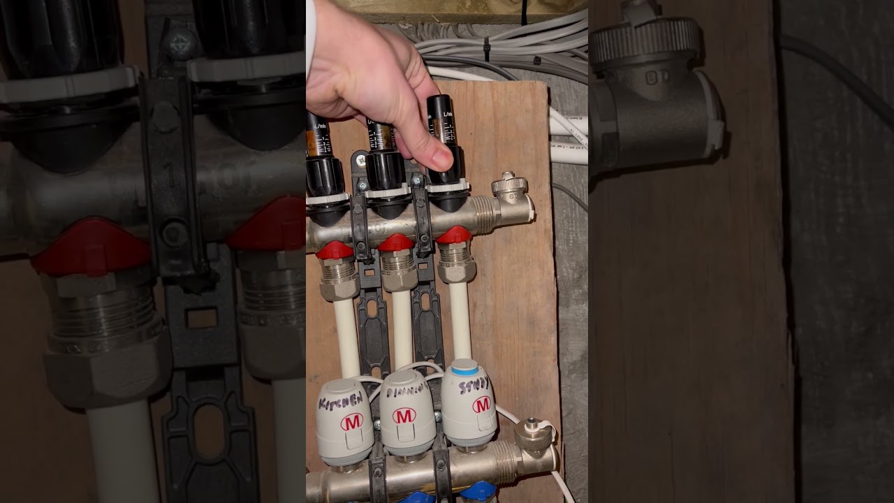 UFH manifold noise