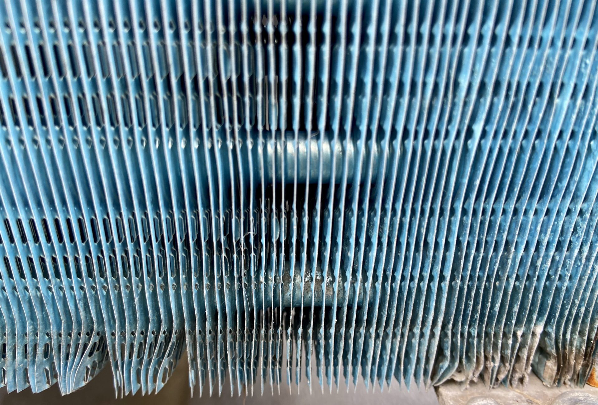 Bruised coil on the heat pump. Does it matter? Renewable Heating Hub