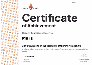 Awakening Certificate