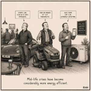 Mife-life Crises Have Become Considerably More Energy Efficient