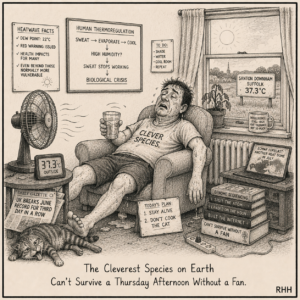 The Cleverest Species on Earth Can’t Survive a Thursday Afternoon Without a Fan