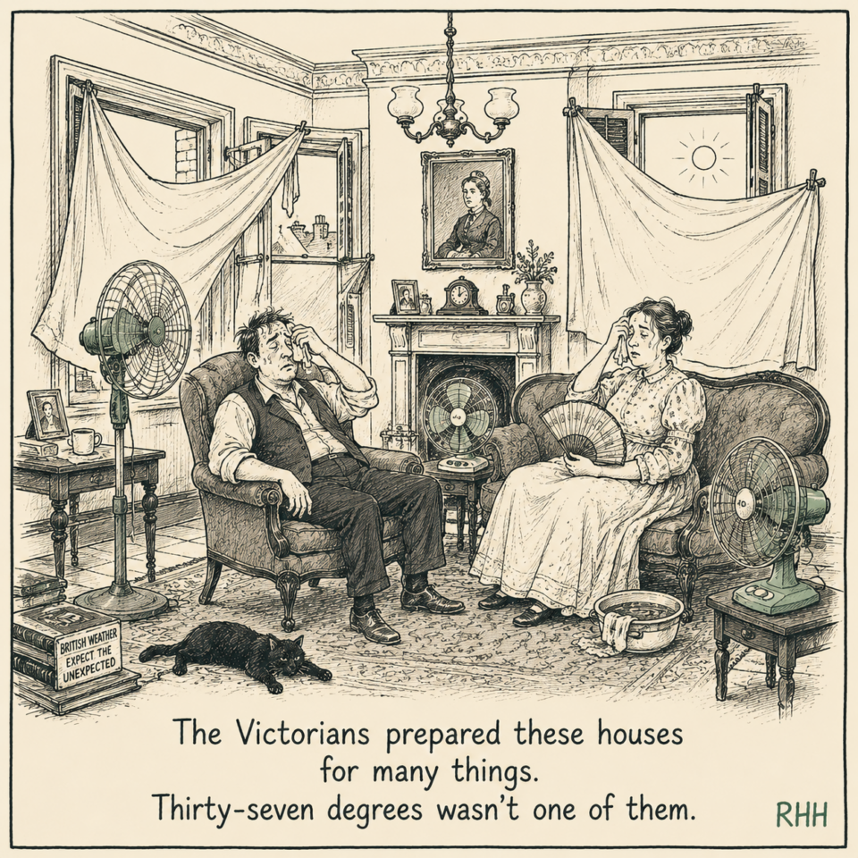 The Victorians prepared these houses for many things. Thirty-seven degrees wasn't one of them.