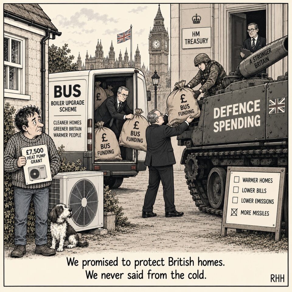We promised to protect British homes - we never said from the cold