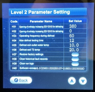 Level 2 Parameters page 4