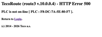 Error message