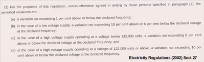 ElectricityRegs S27 ElectricityRegs S27