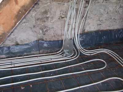 Nant Cyff Floor insulation & Membrane 008