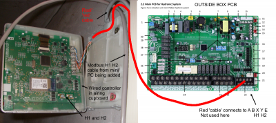 Wiring to Midea controller