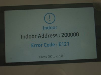 E121 Error 