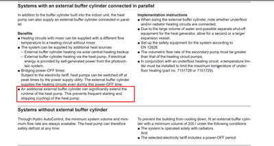 Viessmann Buffer Tank
