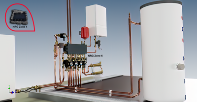 NRG Zone Heat Pump DHW Priority with NRG Zone 4 Inlay